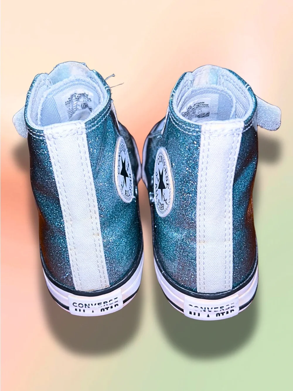 Converse Chuck Taylor All Star Easy-On Shimmer Youth Shoes Size 3